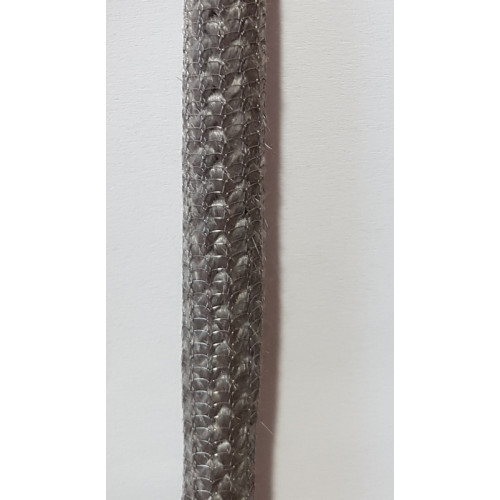 Těsnění dveří pr. 12 mm, typ 84204/3W/0/0/0 - šedé s opletem SALEM   